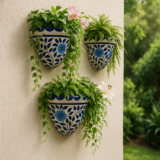 Tri-Style Wall Hanging - Vases Set of 3 | Premium Home Décor