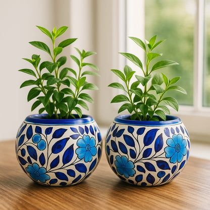 Circular Pots - Set of 2 |  Premium Home Décor