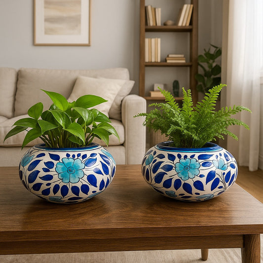 Wide Pots - Set of 2 |  Premium Home Décor